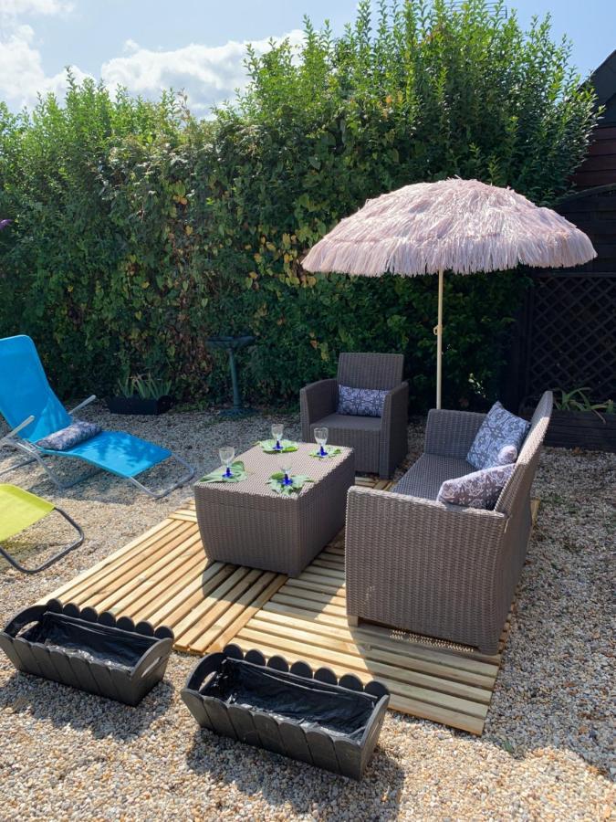 메르빌프랑세빌플라쥐 Chalet Bord De Mer 6 Couchages 빌라 외부 사진